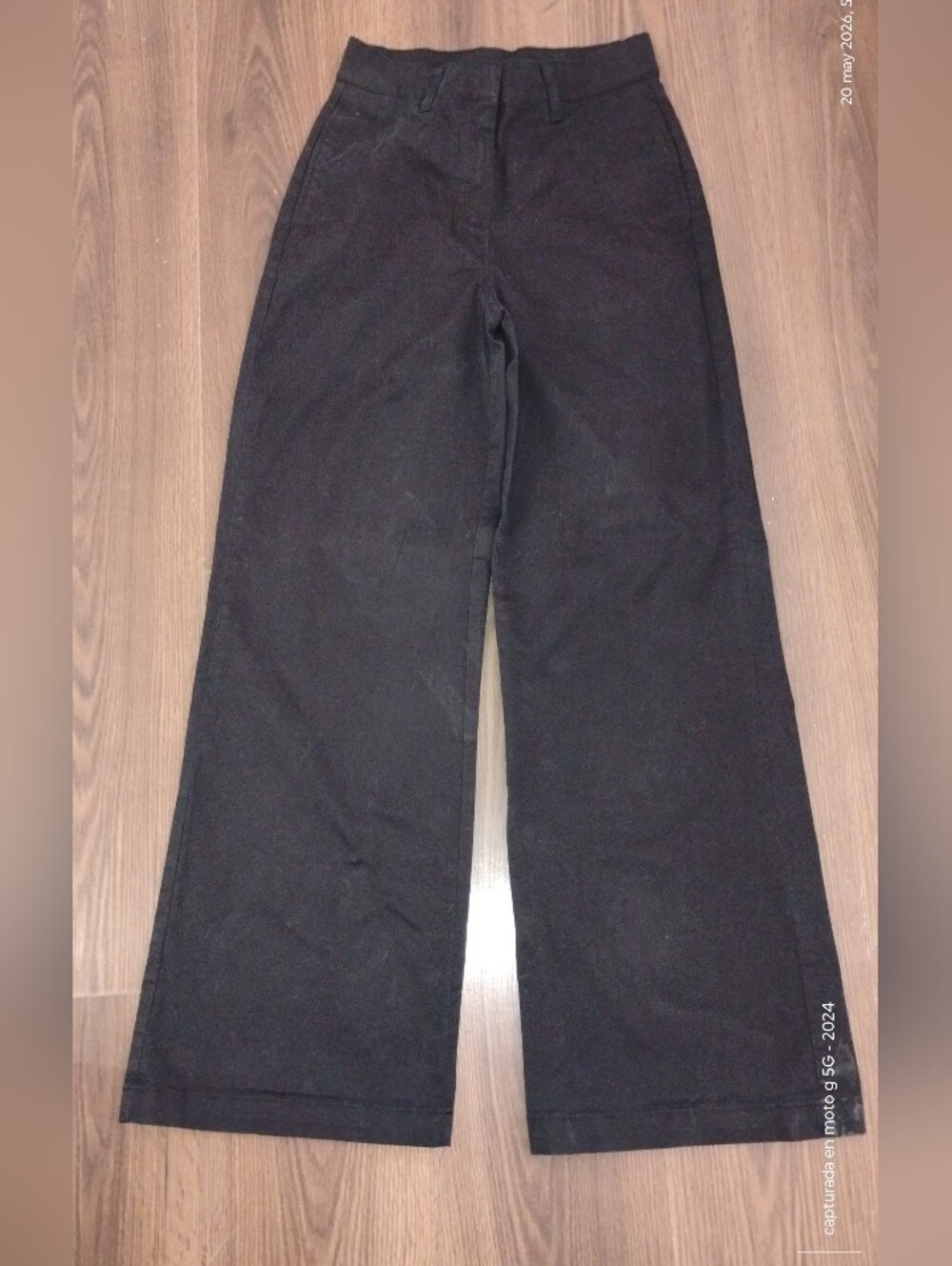 Calvin Klein Black Wide-Leg Women's Pants